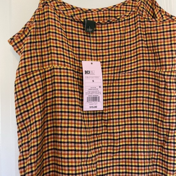 NWT Plaid Dress - Picture 6 of 6